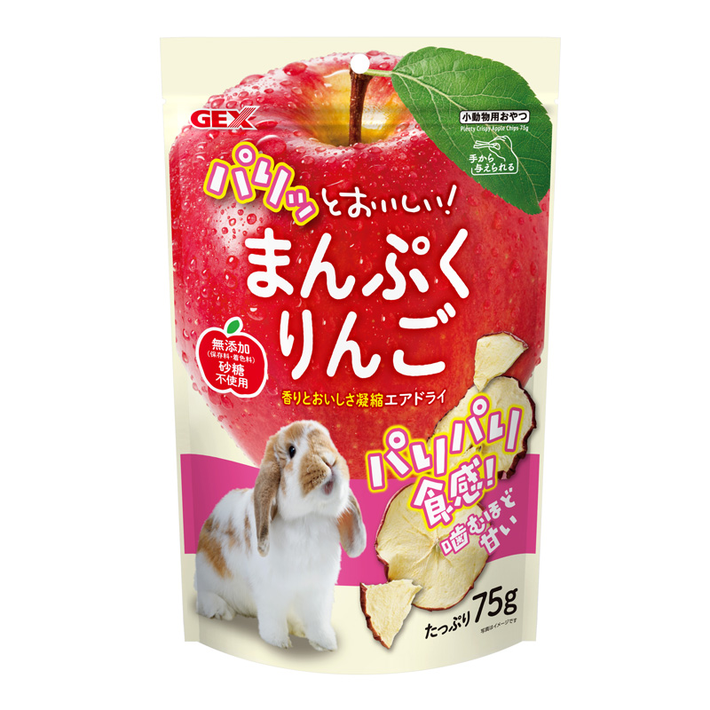 [ジェックス]パリッとまんぷくりんご エアドライ 75g