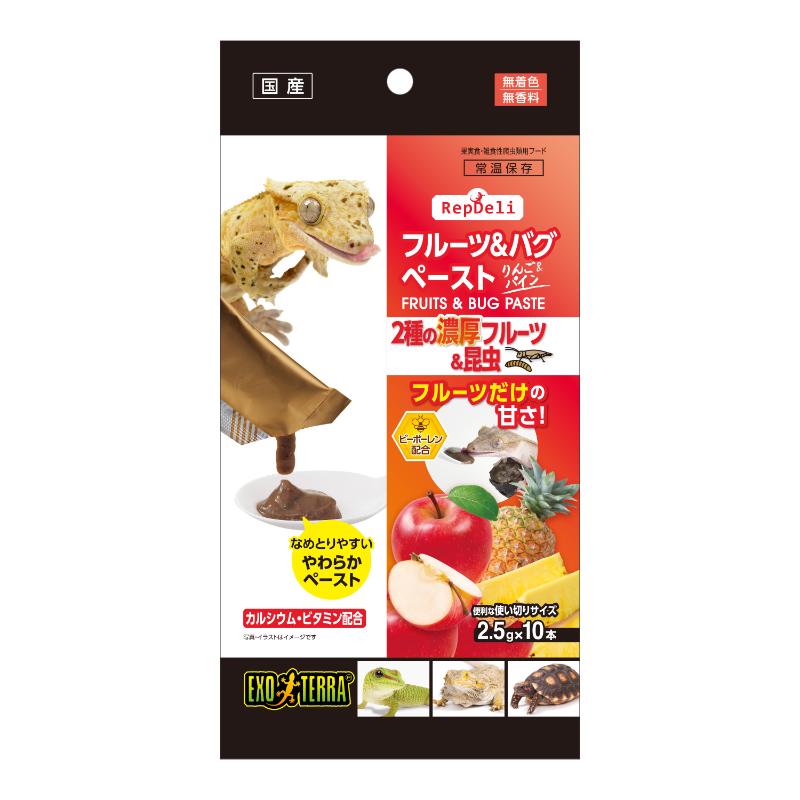 ［ジェックス］RepDeli フルーツ＆バグペースト りんご＆パイン 2.5g×10本
