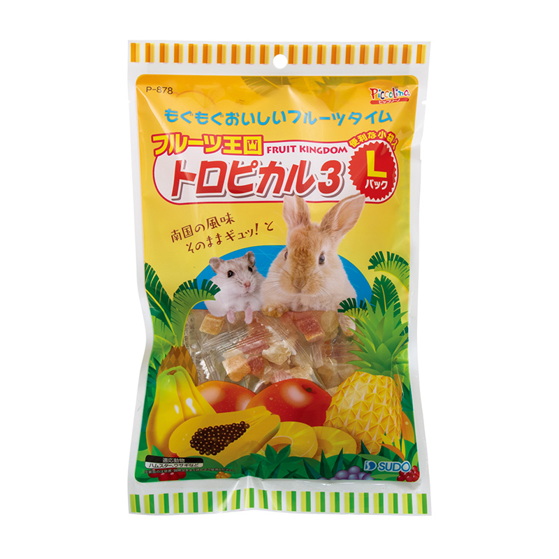 [スドー(直送)] フルーツ王国 トロピカル3 Lパック(160g) ※メーカー直送 ※発注単位・最低発注数量(納価合計：税抜４万円以上)にご注意下さい