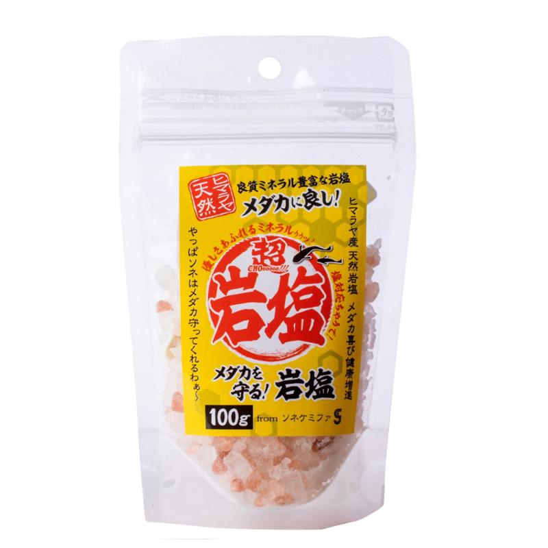 【アウトレット】[ソネ･ケミファ]超 メダカを守る岩塩 100g