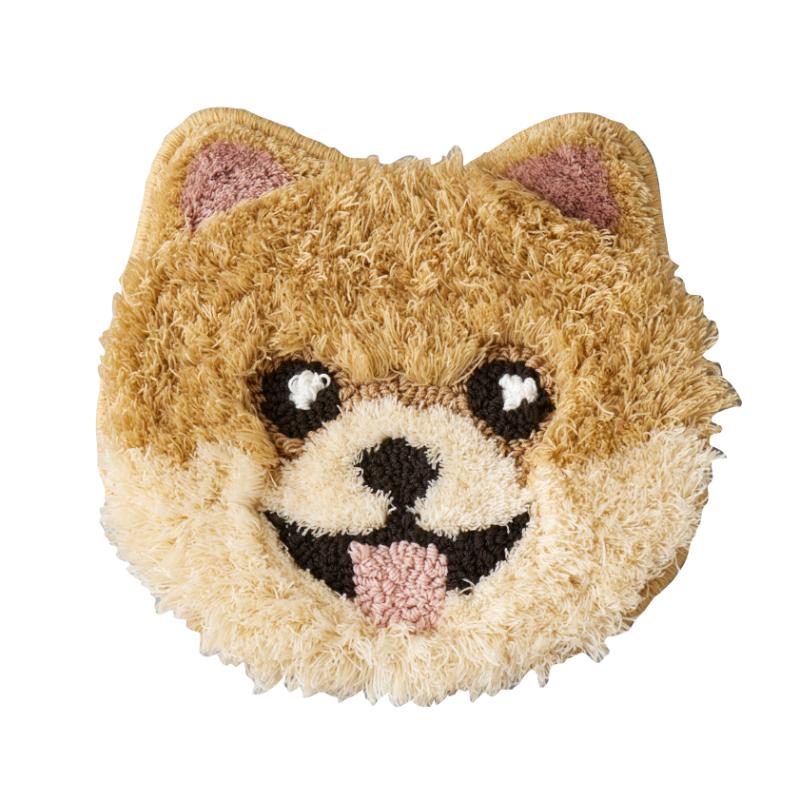 ［スミノエ(直送)］イヌカオマット 32×35cm ポメ ※メーカー直送 ※発注単位・最低発注数量(1ケース以上)にご注意下さい