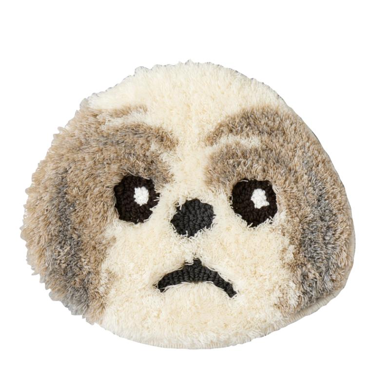 ［スミノエ(直送)］イヌカオマット 32×38cm シーズー ※メーカー直送 ※発注単位・最低発注数量(1ケース以上)にご注意下さい
