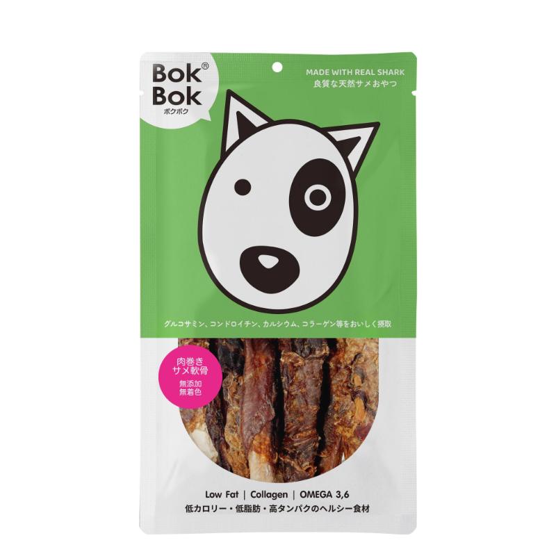 ［ルークラン(直送)］BOKBOK 肉巻きサメ軟骨 50g ※最低ご購入金額にご注意下さい