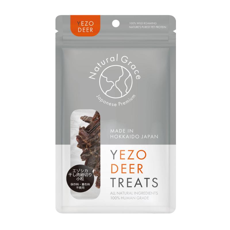 ［ルークラン(直送)］ナチュラルグレイス エゾシカ 干し肉細切り小粒 30g