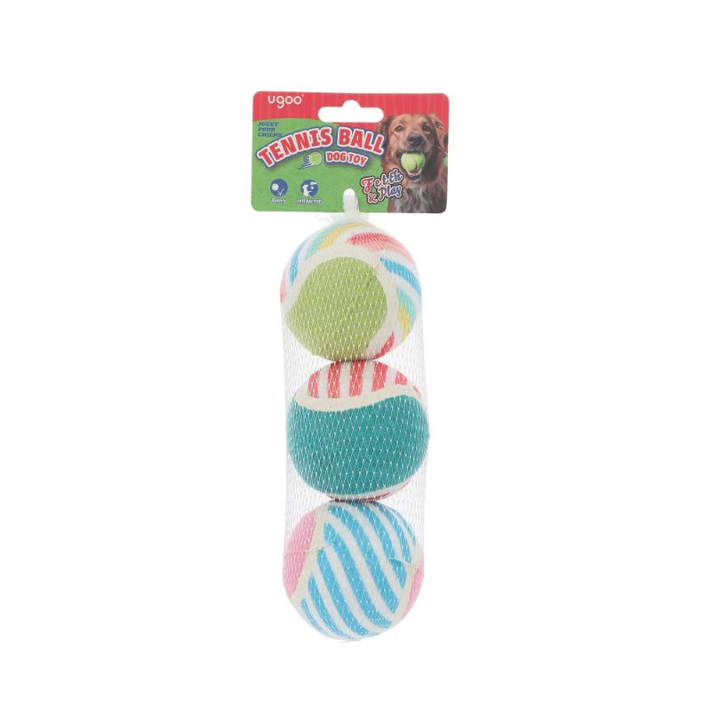 ［ルークラン(直送)］ユーゴー ストライプボール (3個セット)