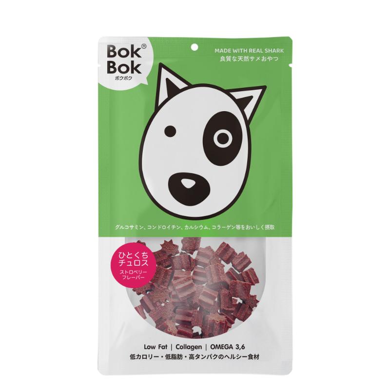 ［ルークラン(直送)］ボクボク ひとくちチュロス ストロベリーフレーバー 50g