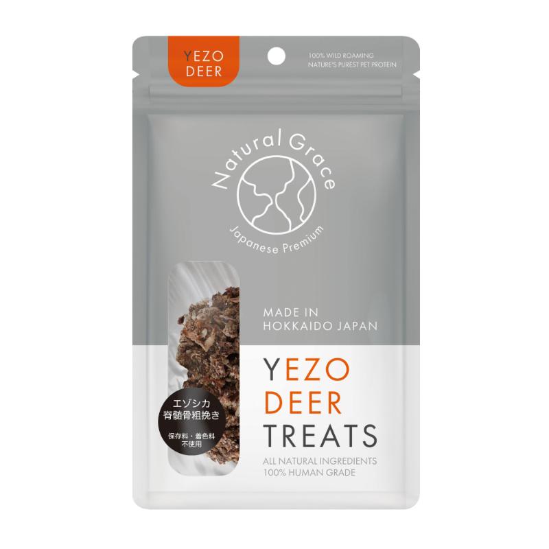 ［ルークラン(直送)］ナチュラルグレイス エゾシカ 脊髄骨粗挽き 50g