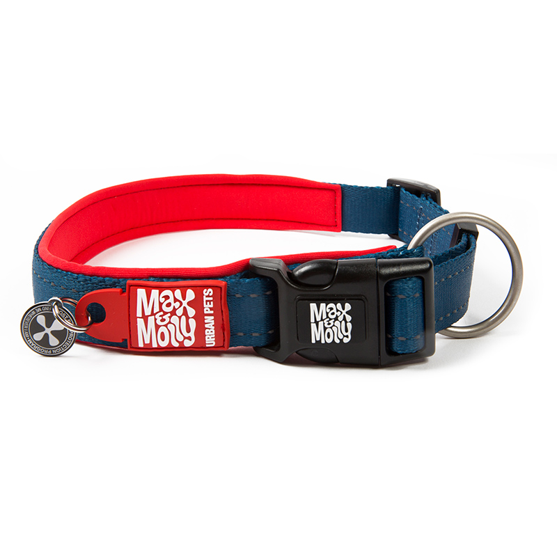 [ルークラン(直送)] Max&Molly 犬用首輪 レッド XS ※最低ご購入金額にご注意下さい