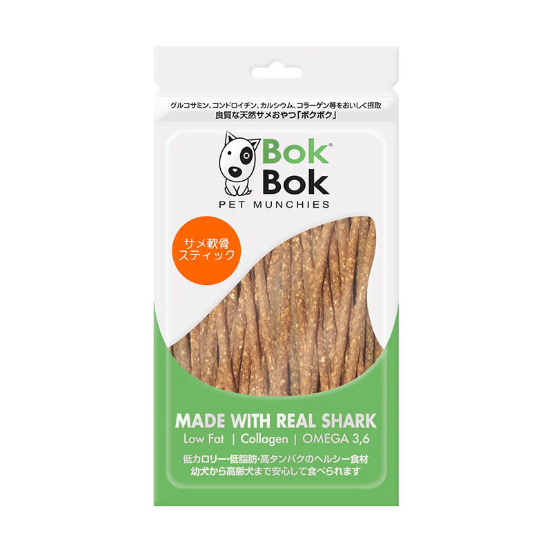 [ルークラン(直送)] BOKBOK サメ軟骨 スティック 50g ※最低ご購入金額にご注意下さい