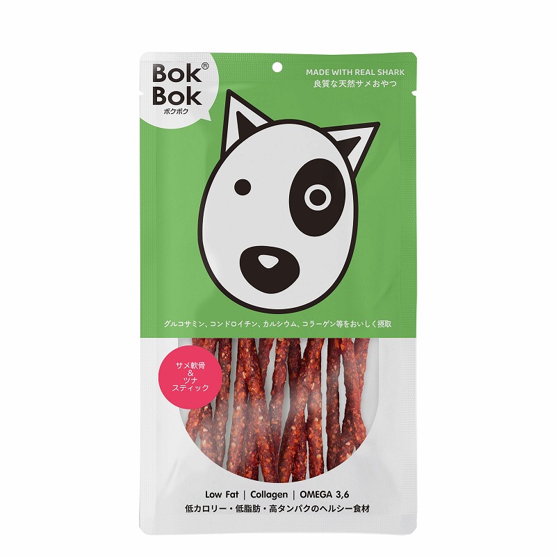 [ルークラン(直送)] BOKBOK サメ軟骨＆ツナスティック 50g ※最低ご購入金額にご注意下さい