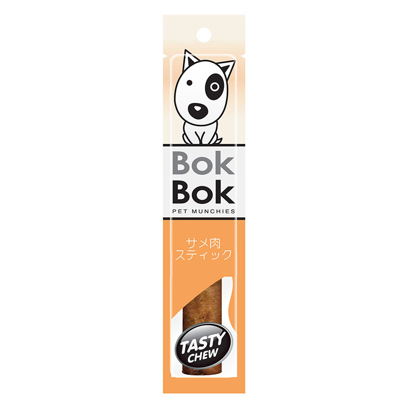 [ルークラン(直送)] BOKBOK ジャイアントサメ肉スティック 1本 ※最低ご購入金額にご注意下さい