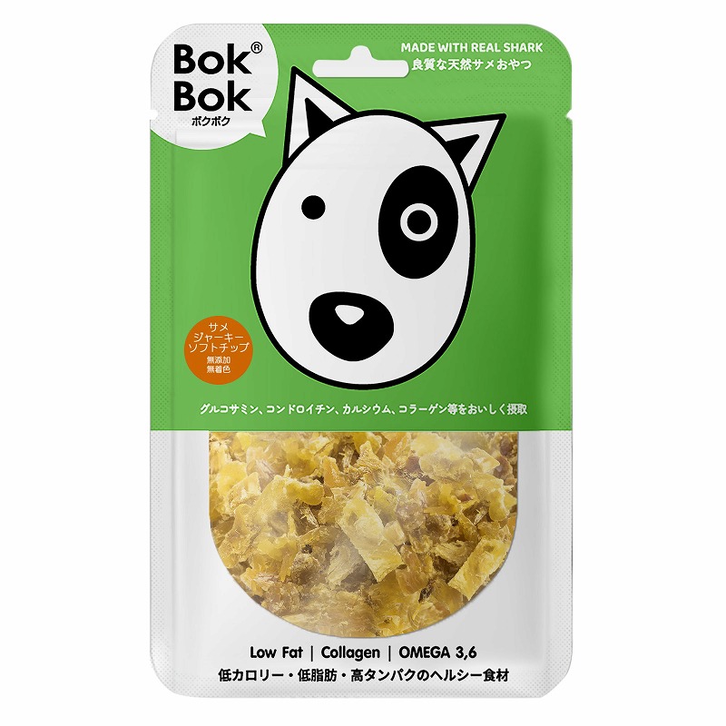 [ルークラン(直送)] BOKBOK サメジャーキー ソフトチップ150g ※最低ご購入金額にご注意下さい