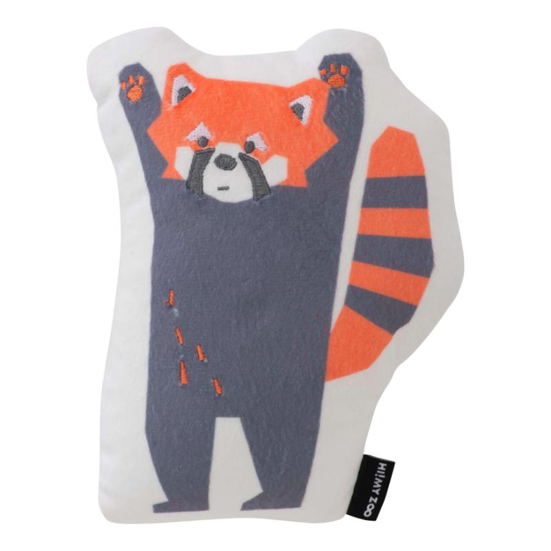 ［小泉ライフテックス］アニマル体トイ(レッサーパンダ) オレンジ