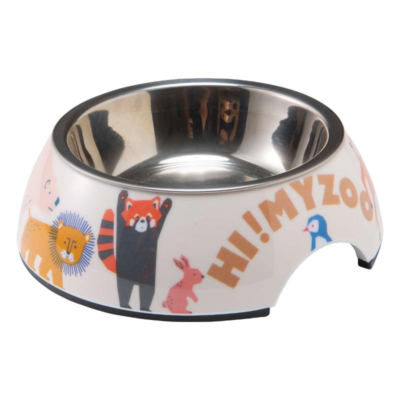 ［小泉ライフテックス］HI！MY ZOO フードボウル S アイボリー