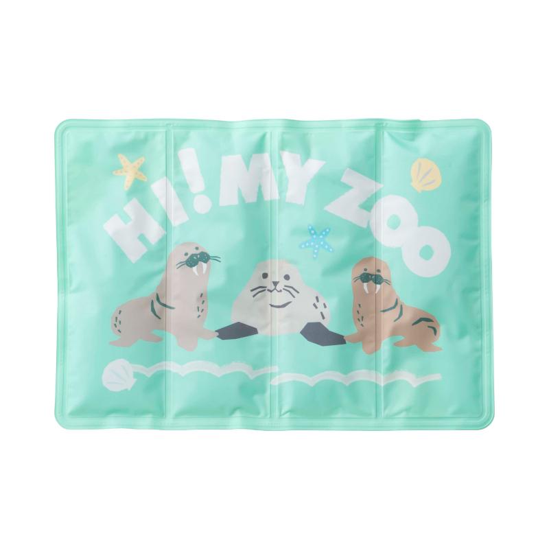 [小泉ライフテックス]HI! MY ZOOクールジェルマット グリーン