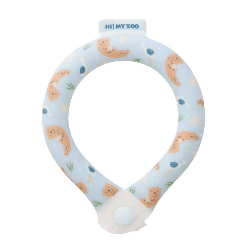 [小泉ライフテックス]HI! MY ZOOクールネックバンドS L-ブルー