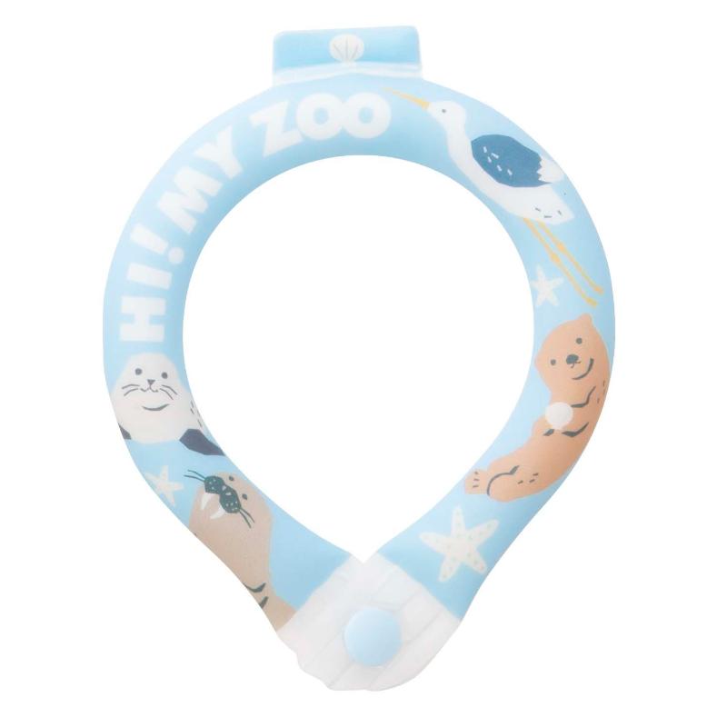 [小泉ライフテックス]HI! MY ZOOクールネックバンドS ブルー