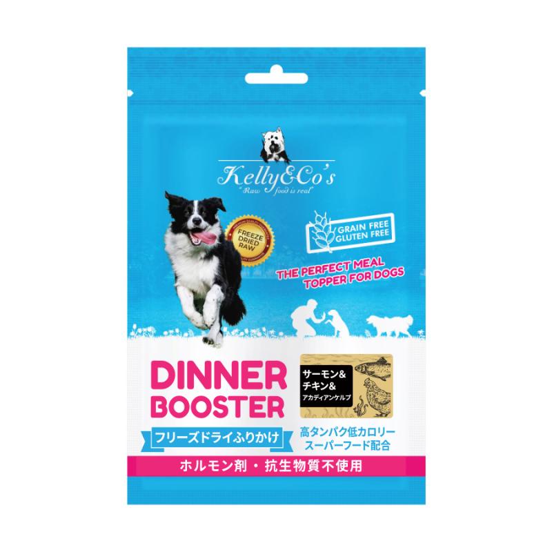 ［Kelly&Co's］フリーズドライ犬用ふりかけ サーモン＆チキン＆アカディアンケルプ 50g＜ペット専門店商材＞ ●通販サイト掲載販売不可