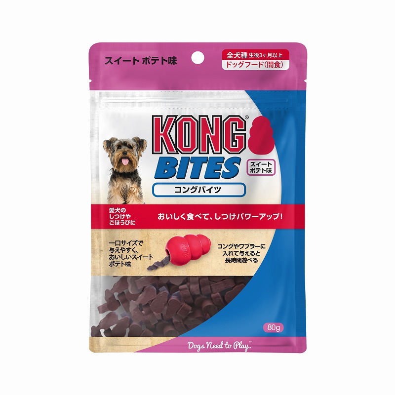 ［スペクトラムブランズジャパン］KONG コングバイツ スイートポテト 80g
