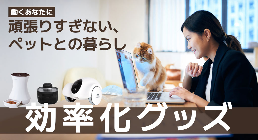 共働き世帯に刺さる「タイパ」ペット用品