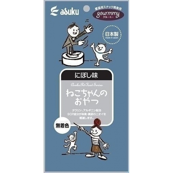 [アスク] グルーミー ねこちゃんのおやつ にぼし味 20g