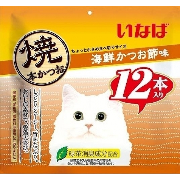 再販開始 【3セット】いなば 焼かつお 12本入り 本格だしミックス味 QSC-23 12本 ペットフード ねこ エサ かつお しらす おやつ  キャットフード ペットグッズ いなばペットフード Takai Sozai-css.edu.om