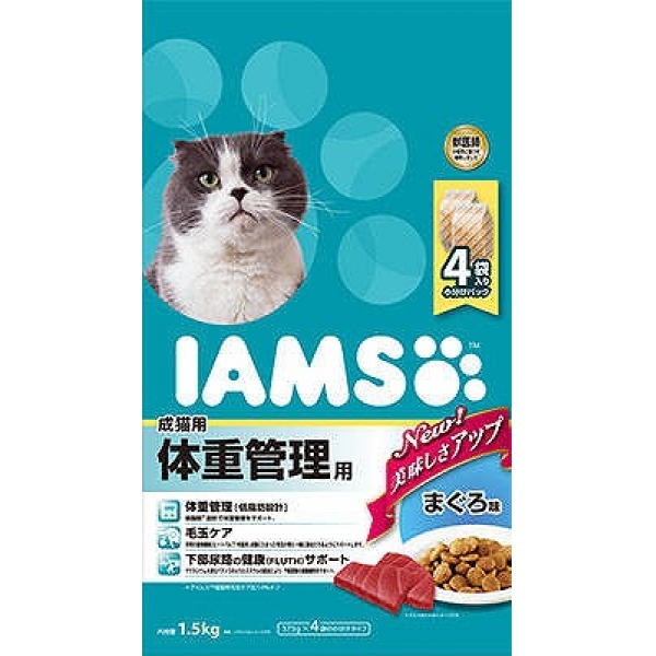 [マース] アイムス 成猫用 体重管理用 まぐろ味 1.5kg