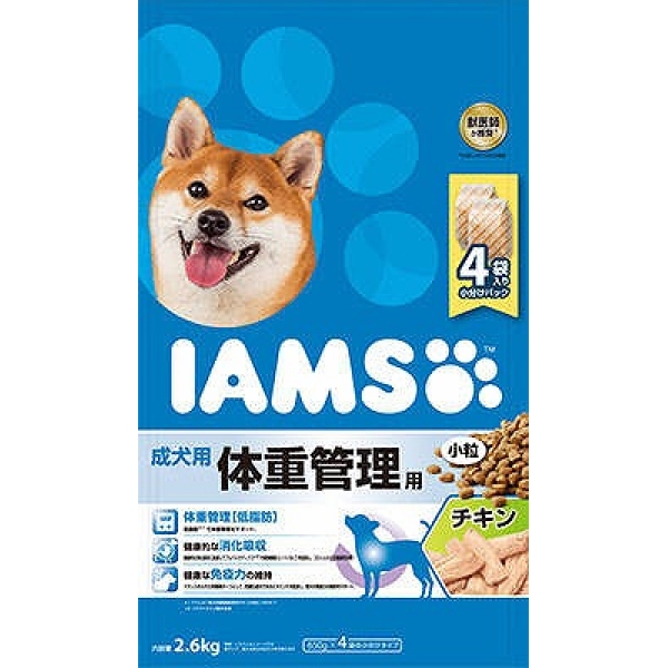 マース アイムス 成犬用 体重管理用 チキン 小粒 2 6kg ペット用品の仕入は Petポチッと で