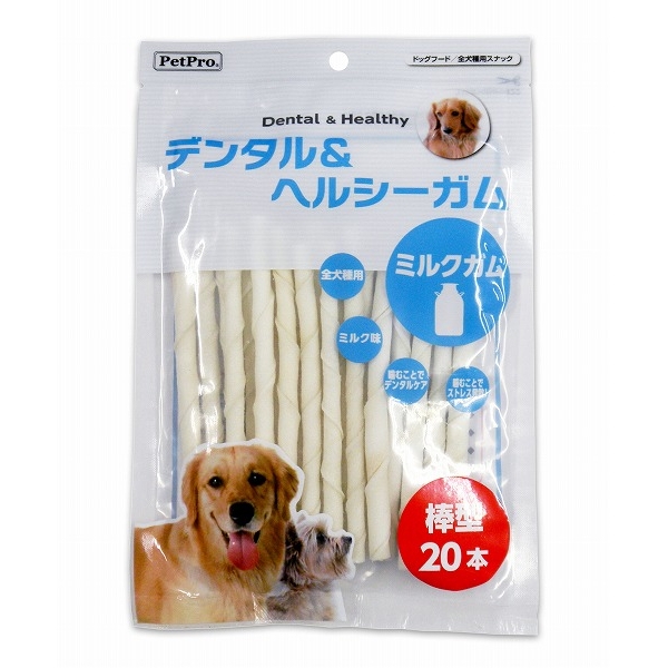 ペットプロ デンタル ヘルシーガム ミルクガム 棒型本の卸売り ペット用品の仕入は Petポチッと で