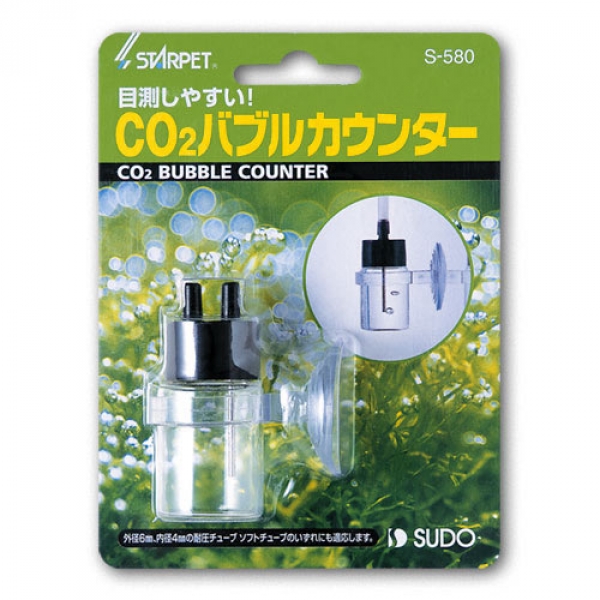 ［スドー(直送)］CO2バブルカウンター ※メーカー直送 ※発注単位・最低発注数量(納価合計：税抜４万円以上)にご注意下さい
