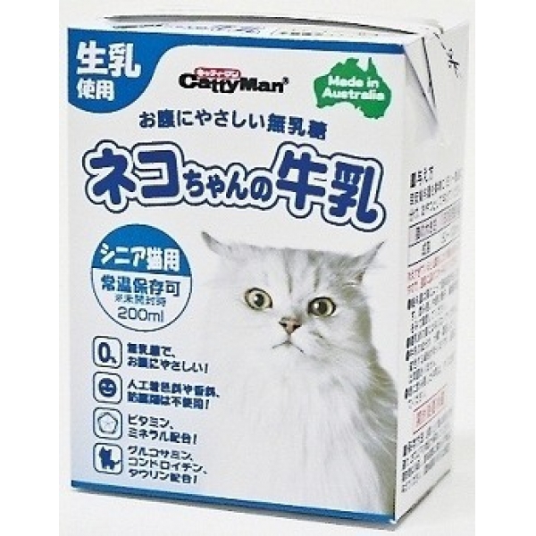 [ドギーマンハヤシ] ネコちゃんの牛乳 シニア猫用 200ml