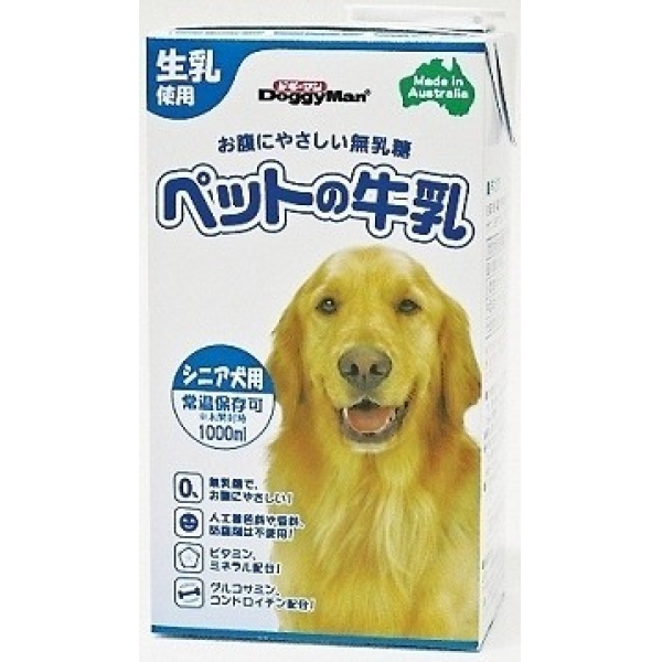 [ドギーマンハヤシ] ペットの牛乳 シニア犬用 1000ml　【10周年SALE_倉出_20】