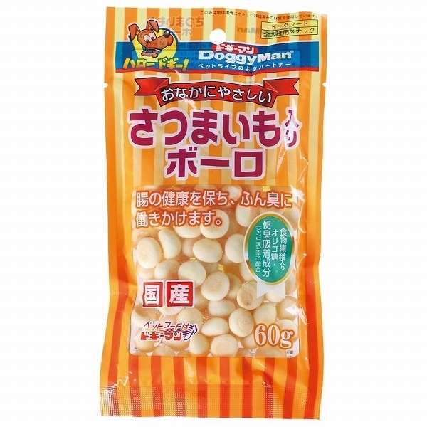 [ドギーマンハヤシ] さつまいも入ボーロ 60g