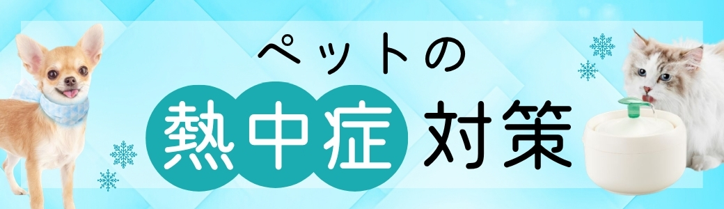ペットの熱中症対策｜PETポチッと季節特集