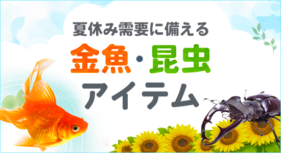 金魚・昆虫アイテム